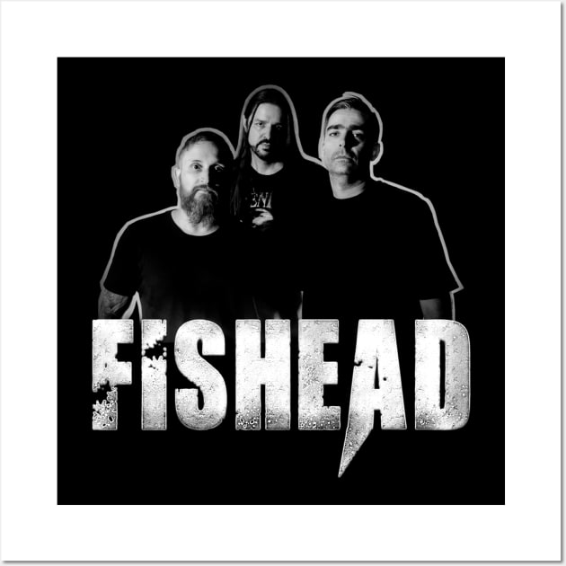 FISHEAD OFFICIAL - (FRONT & BACK) Band Members Layout Wall Art by Fishead Official Merch